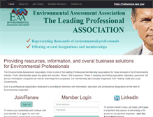 Tablet Screenshot of eaa-assoc.org
